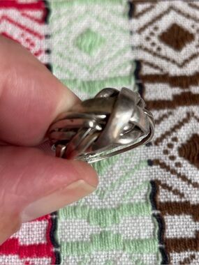 Sterling Silver 8-Strand Puzzle Ring - Twisted Band